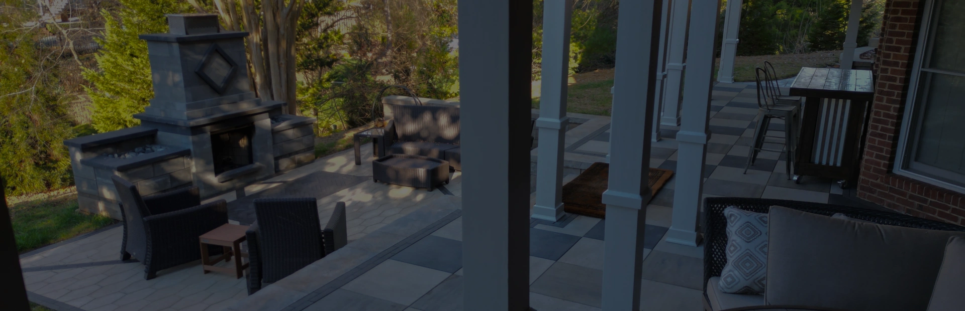 Outdoor living and design breadcrumb